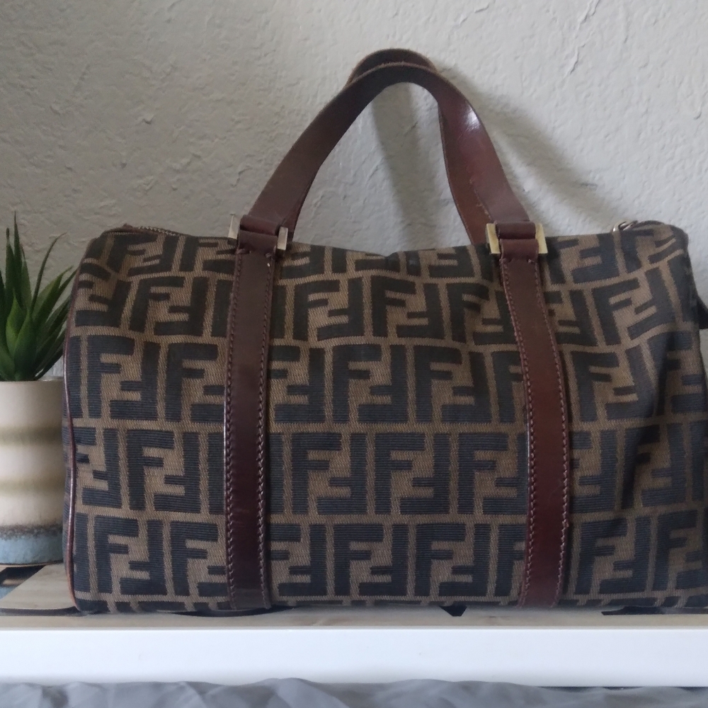 Fendi Zucca FF Boston Vintage